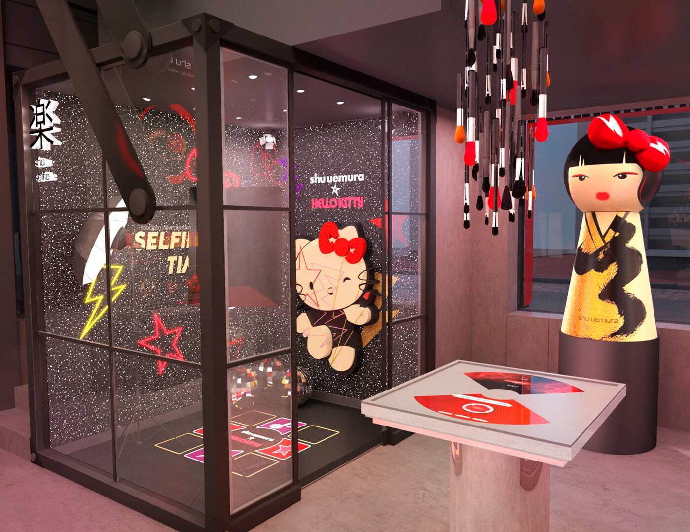 シュウ ウエムラ21年クリスマスコスメ、HELLO KITTYのアイパレットやリボンのキラキラリップ｜写真24