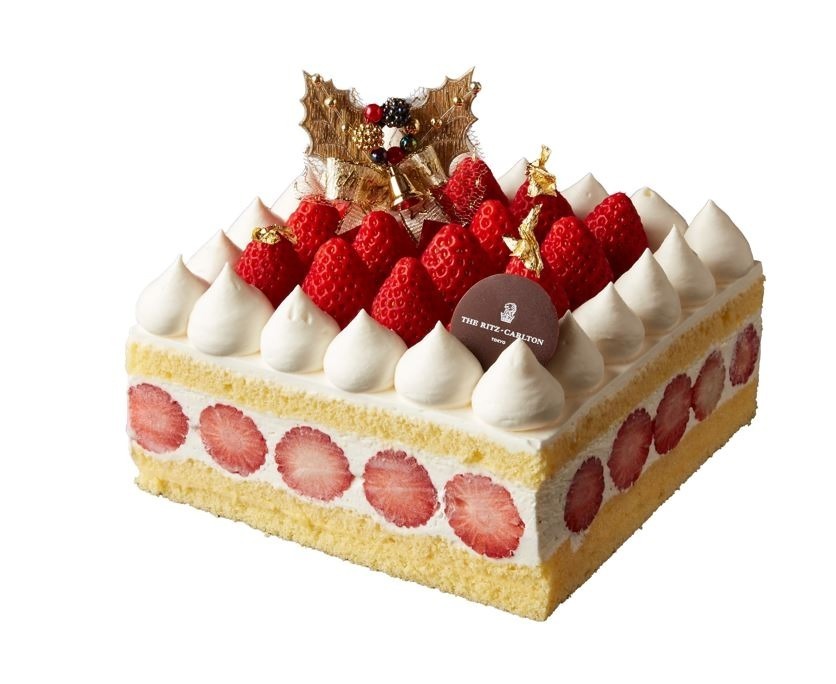 「ストロベリーショートケーキ」 5,000円(縦横各9cm)／6,000円(縦横各12cm)／7,500円(縦横各15cm)