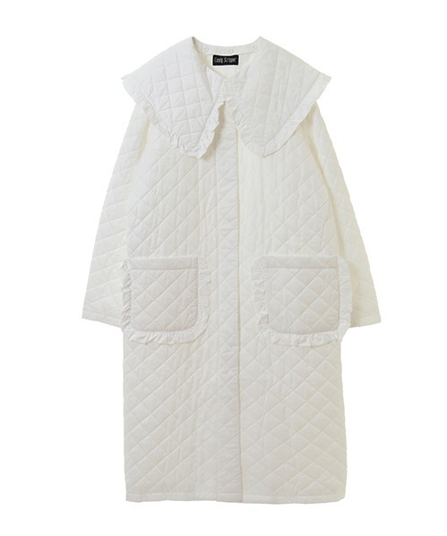 FRILL COLLAR QUILTING COAT 33,000円