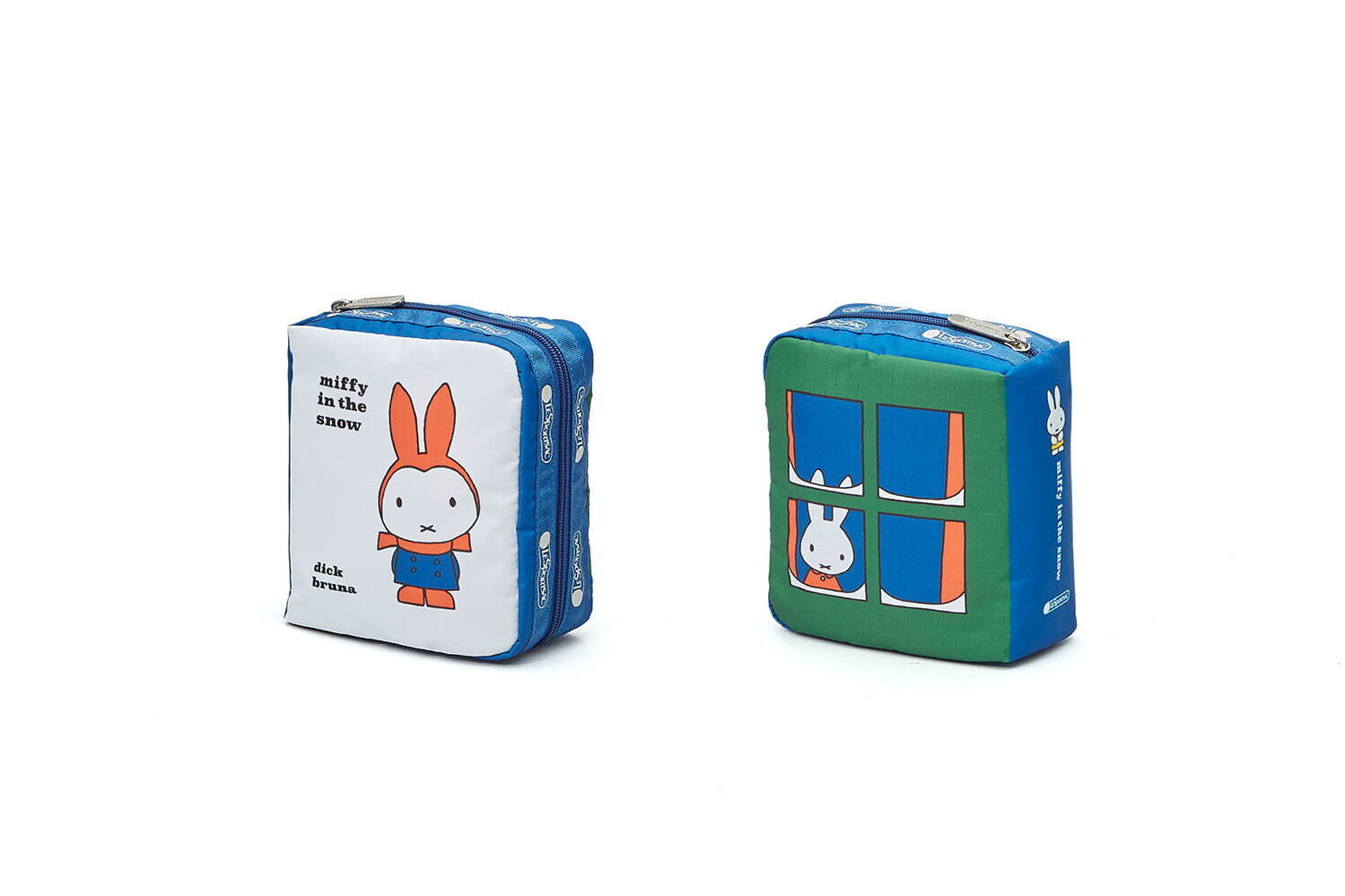 「ミディアム ブック ポーチ」miffy in the snow H14×W13×D6cm 4,620円