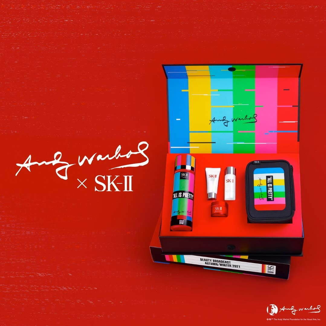 SK-II21年クリスマスコフレ、アンディ・ウォーホルとコラボ化粧水“現品入り”スキンケアコフレ｜写真1