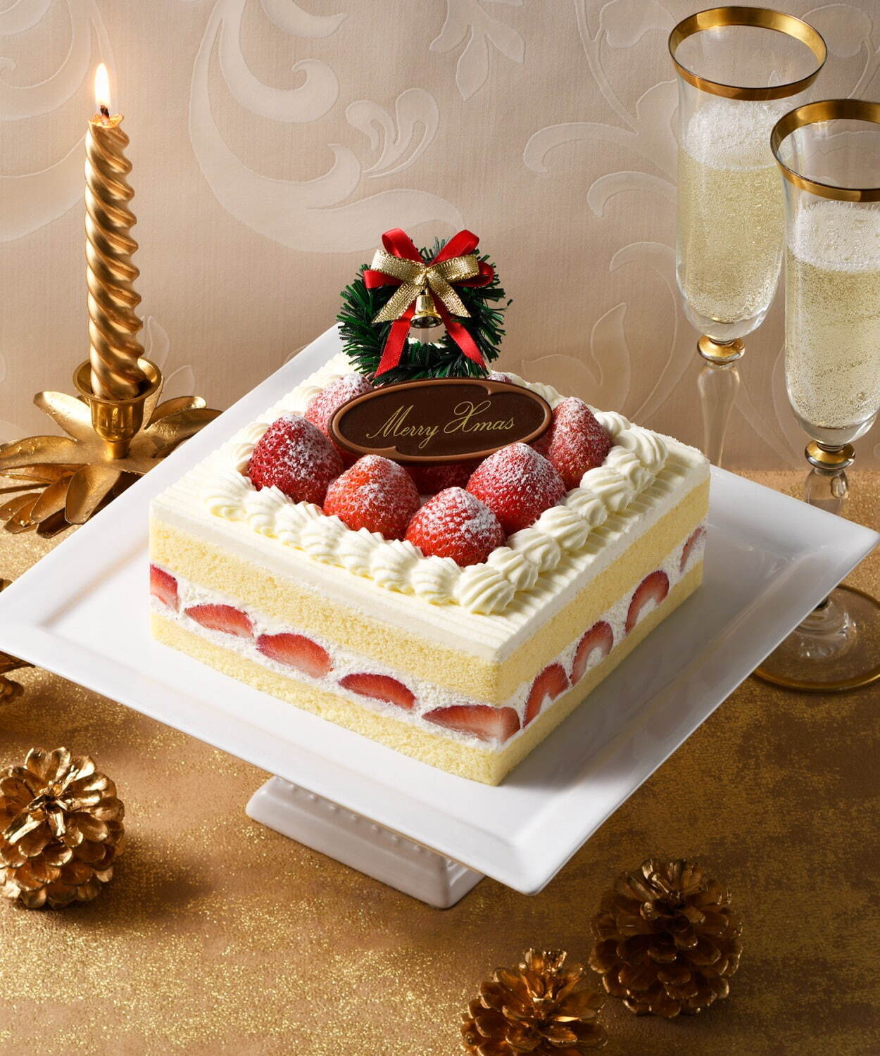 銀座三越2021年クリスマスケーキ、テディベアの“仕掛けつき”ケーキ＆“ショコラの層”を重ねたケーキ｜写真6