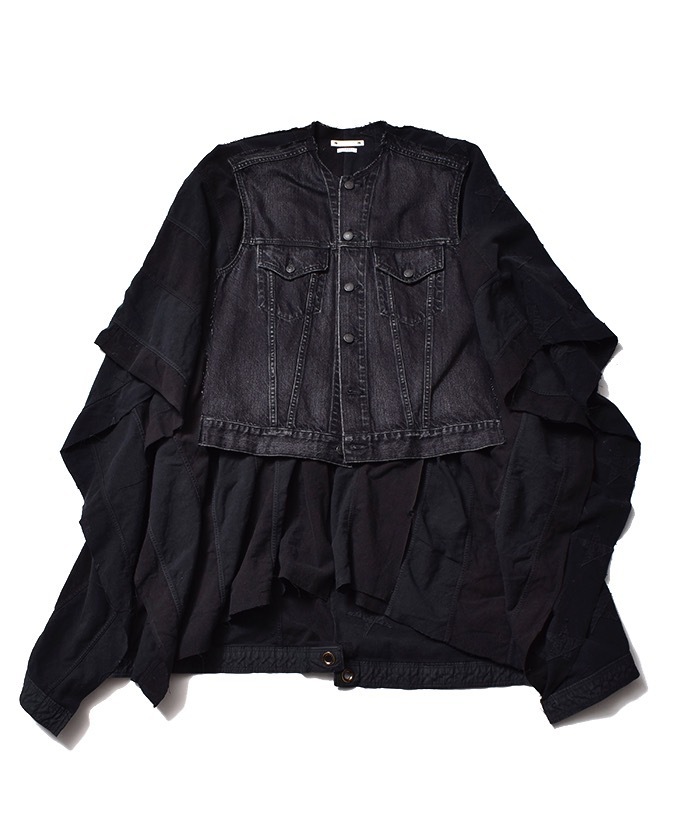 Denim Trucker JKT Rebuild Poncho "Stars and Stripes" 82,500円