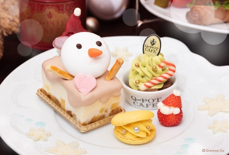 Q-pot CAFE.のクリスマス、“スノーマン＆テディベア”のスイーツプレートやアフタヌーンティー｜写真4