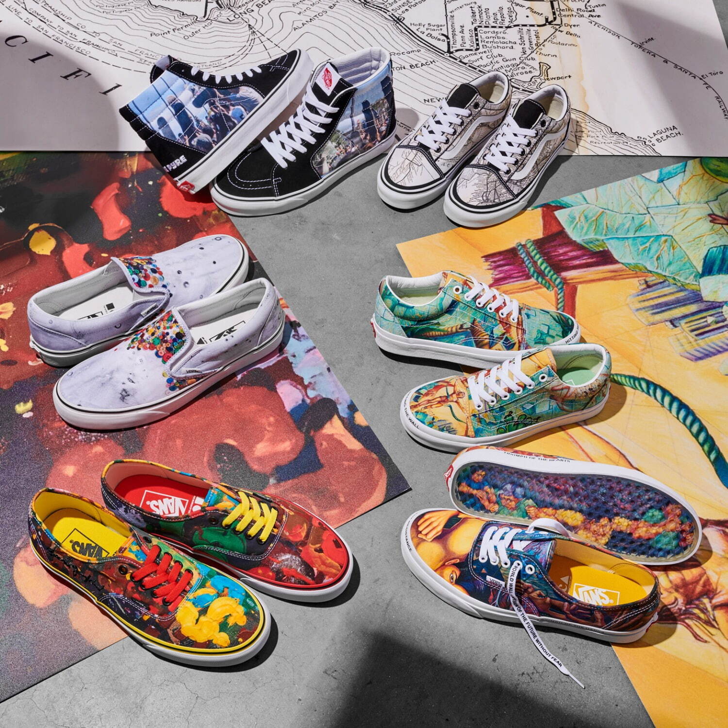 VANS“アート感覚”で楽しめるカラフルスニーカー、ロサンゼルス現代美術館と人気シューズがコラボ｜写真24