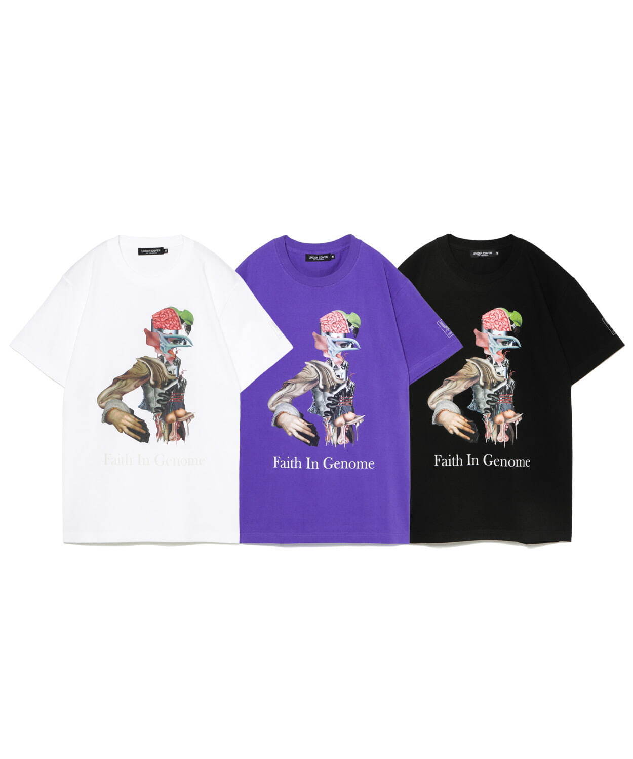 Tシャツ (ホワイト、パープル、ブラック) (S,M,L,XL) 9,900円