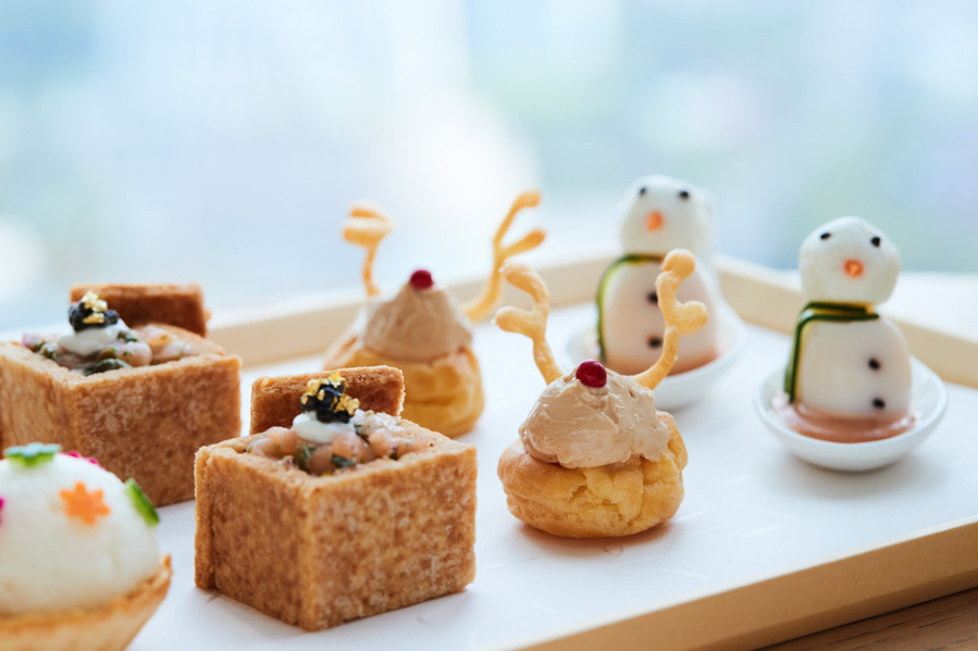 アンダーズ 東京のクリスマスアフタヌーンティー、ツリー型クッキー＆ザクザク食感シュトーレン｜写真5