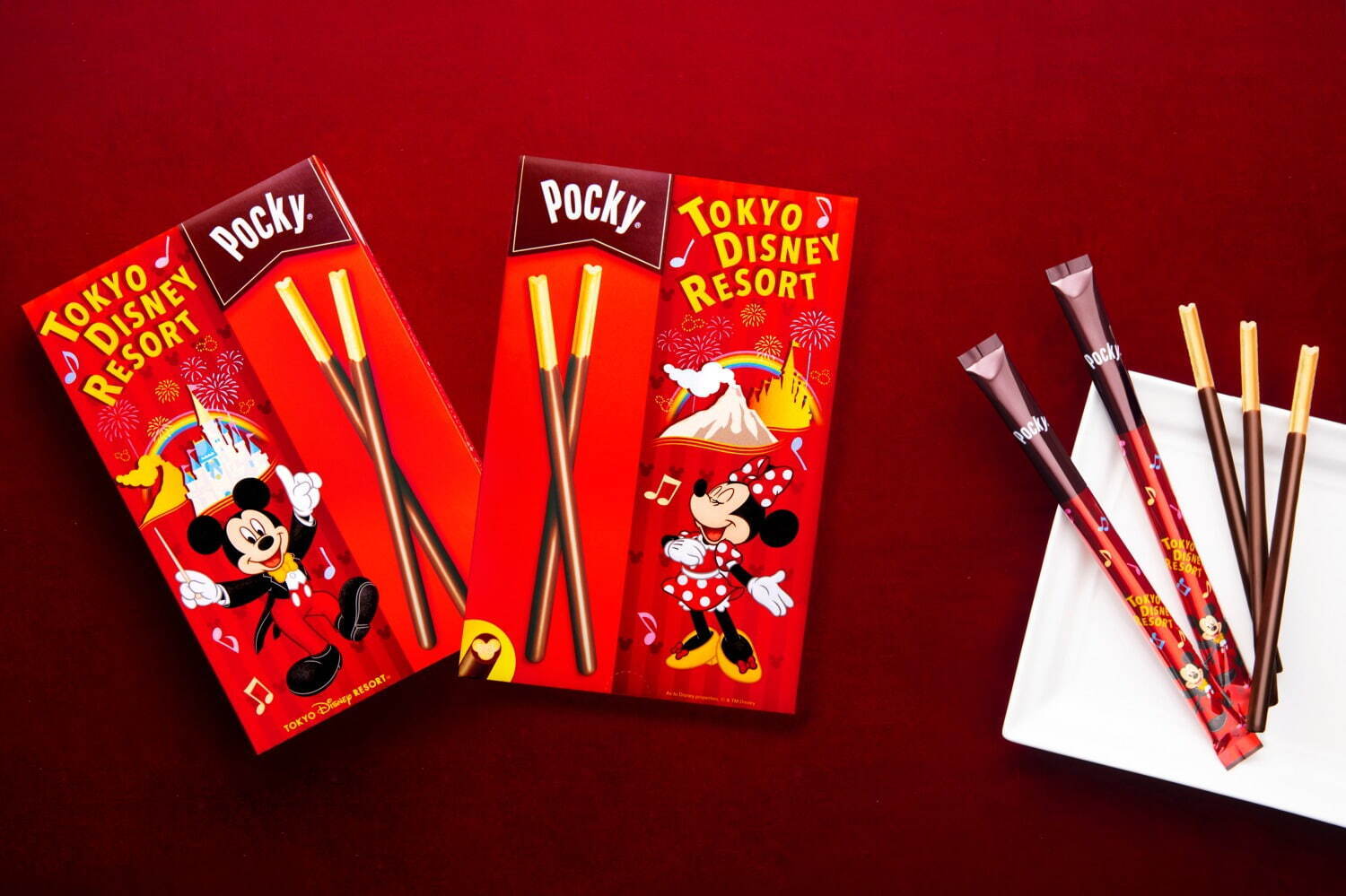 東京ディズニーリゾート限定「ポッキー」登場、“隠れミッキー”のプレッツェル＆長さ18cmで｜写真1