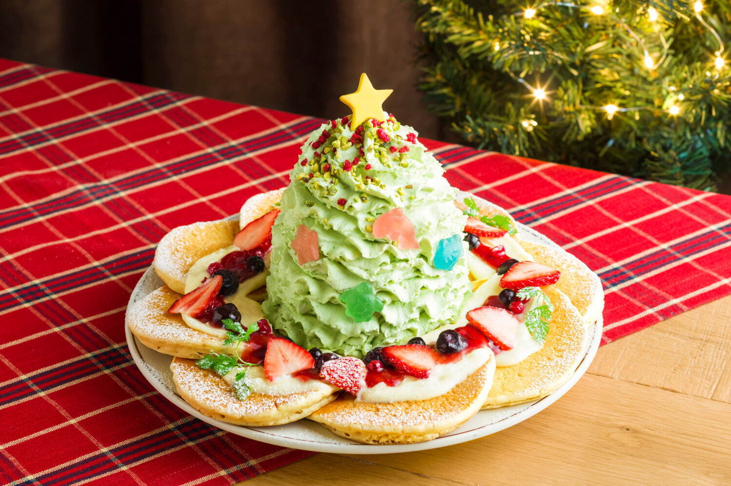 「ホノルルクリスマスパンケーキ」1,750円