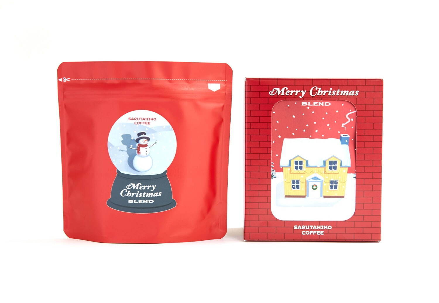 Merry Christmas Blend コーヒー豆 1,000円／100g、ドリップバッグ 1,000円／5P入り