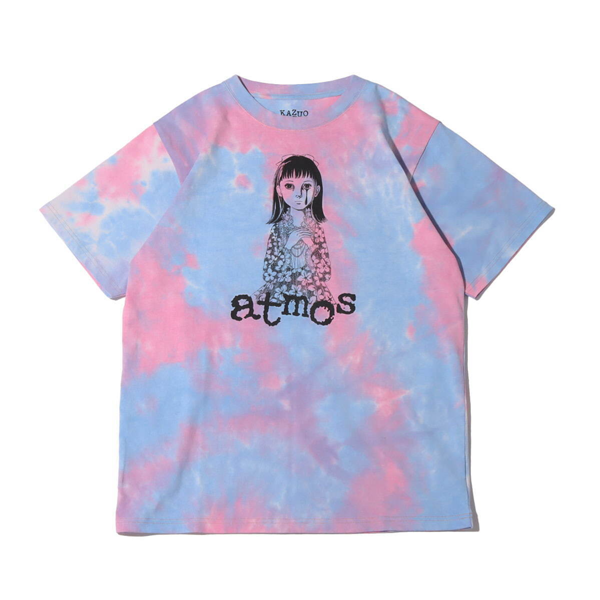 atmos × 楳図かずお美少⼥おろちTIE-DYE TEE (M/L/XL) 6,490円