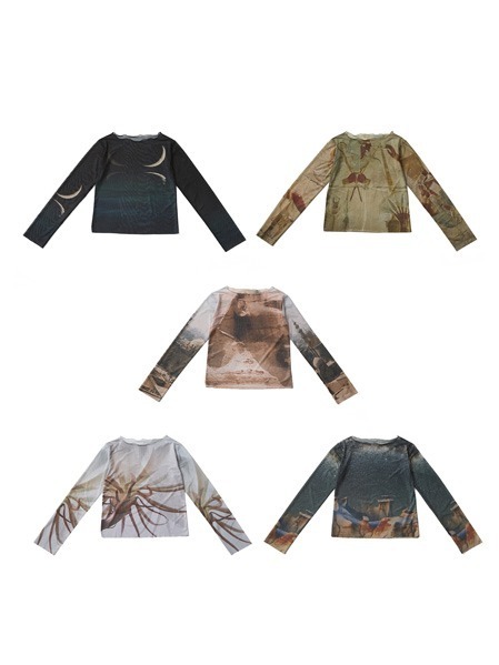 ‘On earth’ See-through cutsew 12,100円