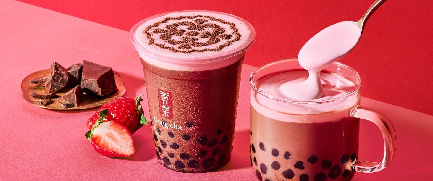 ゴンチャ(Gong cha) アールグレイ ショコラティー ＋パール｜写真2