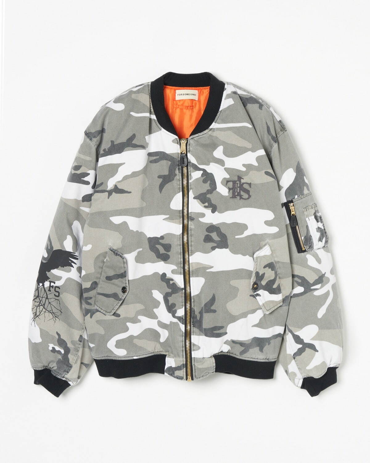 FORSOMEONE×FOSTEX GARMENTS BOMBER CAMO 69,300円