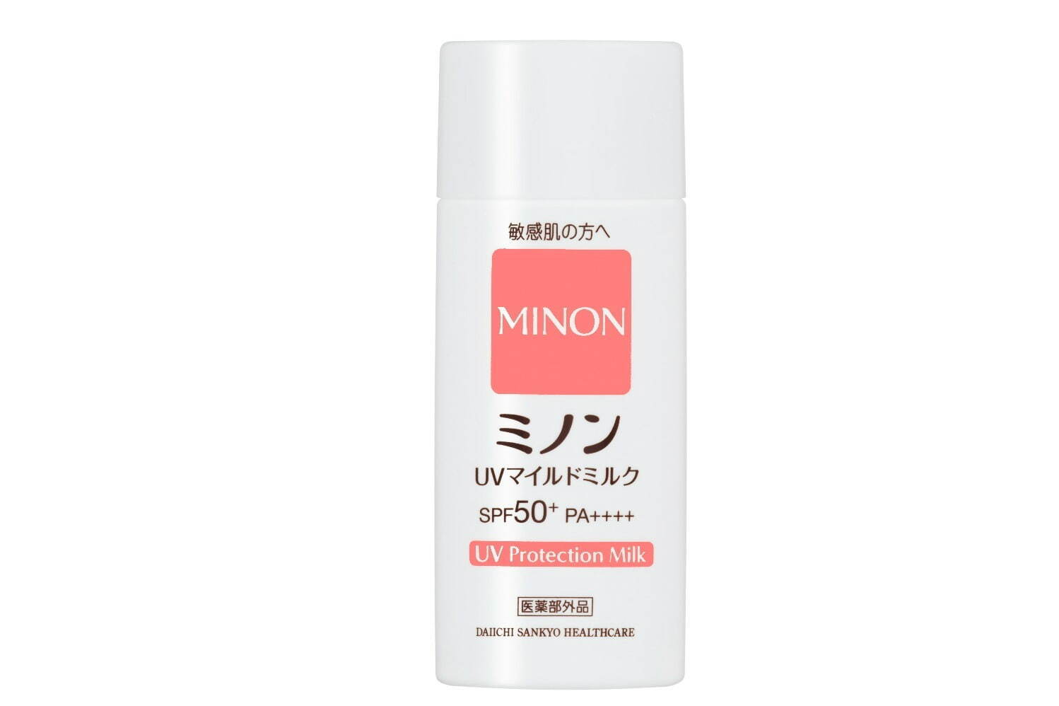 ミノンUVマイルドミルク(医薬部外品) SPF50+ PA++++ 80mL 1,760円(編集部調べ)