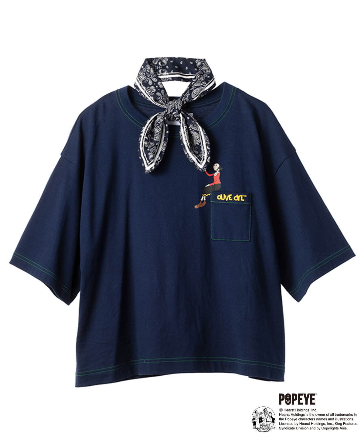 バンダナ付きオリーブＴシャツ 24,200円