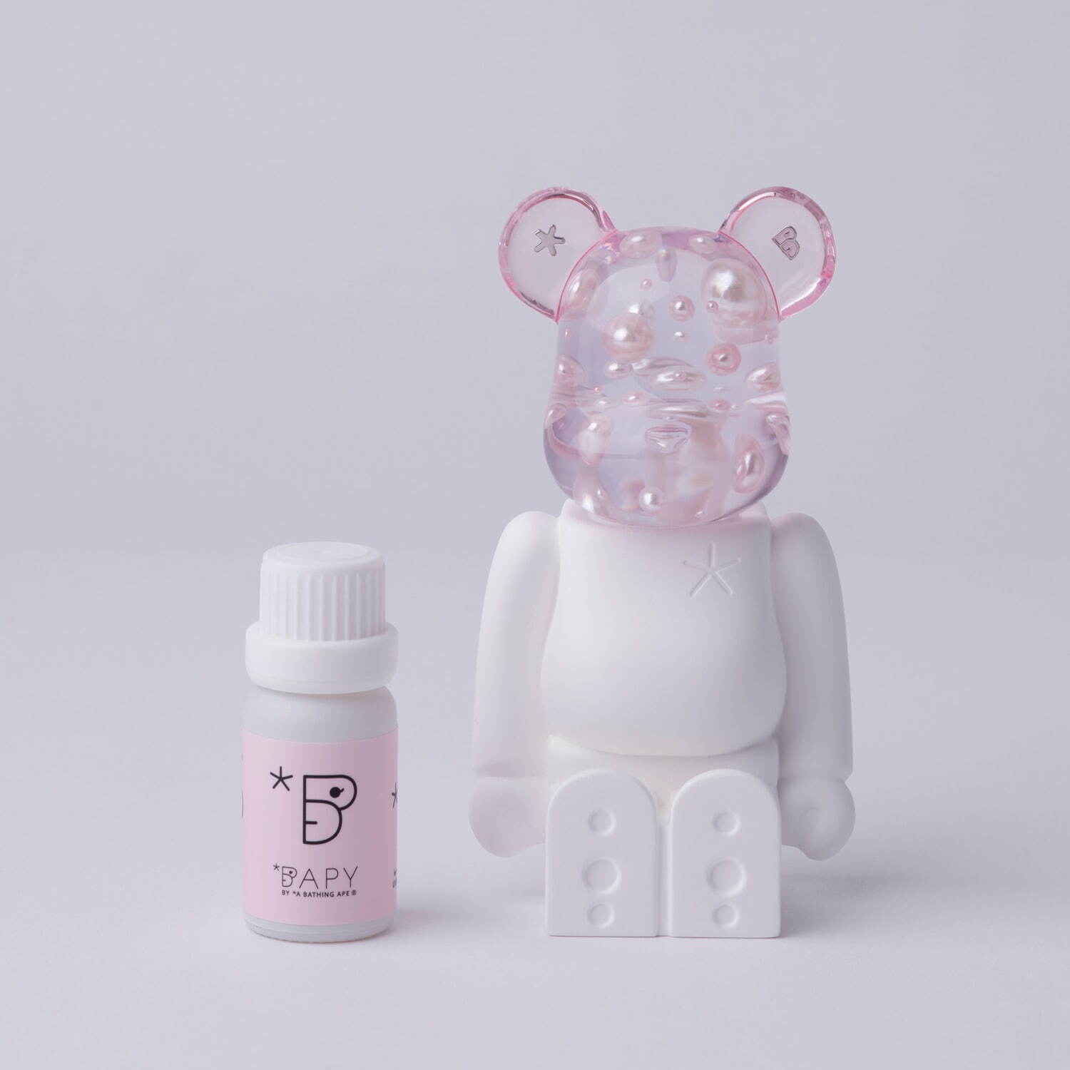 ベアブリック×BAPY"パール入り"クマ型アロマオーナメント、チェリー＆ミントの香り｜写真4