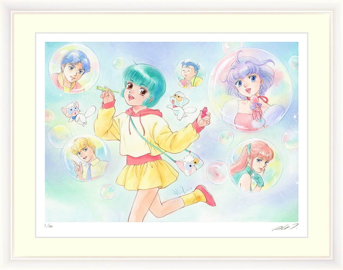 「魔法の天使 クリィミーマミ」の原画＆グッズ、銀座三越「高田明美展」で展示販売｜写真4