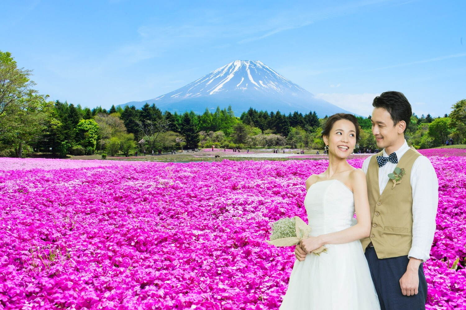 「2022富士芝桜まつり」 “富士山×芝桜”が織りなす春の絶景、富士河口湖に約50万株が咲き誇る｜写真16