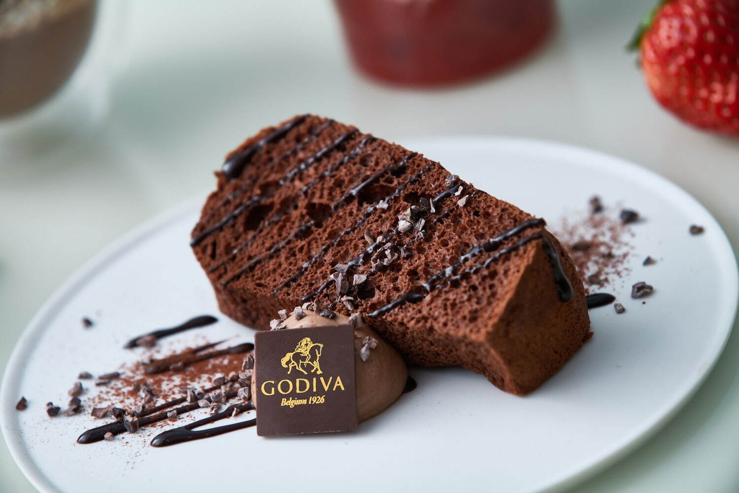 「GODIVA チョコレートシフォンケーキ」800円