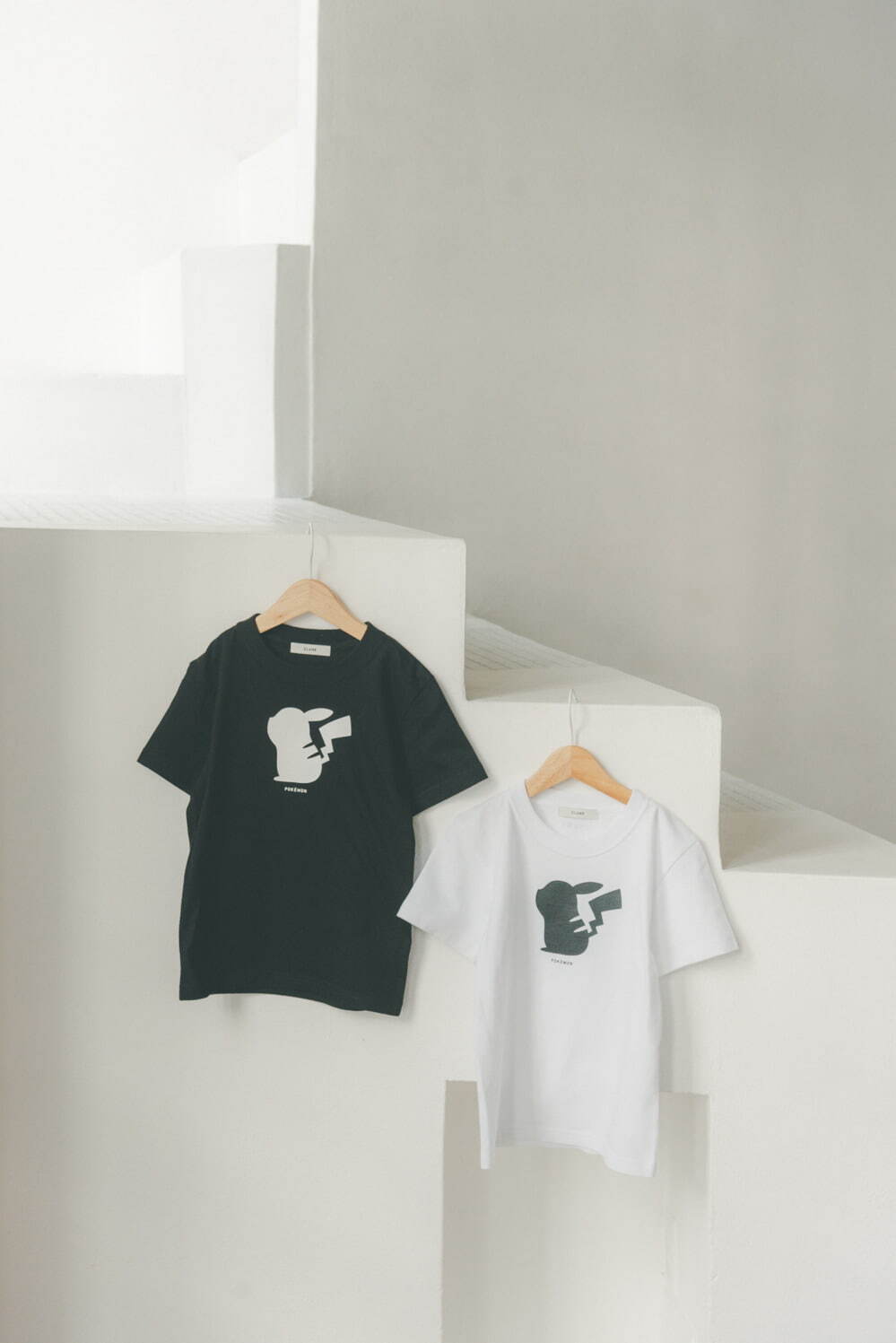 CLANE AND POKÉMON PIKACHU SILHOUETTE KIDS T-SHIRT 3,300円