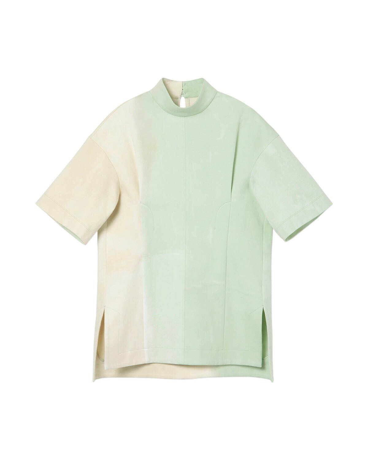 伊勢丹新宿店別注カラー “Itajime Shibori” Cotton Double Face Top50,600円