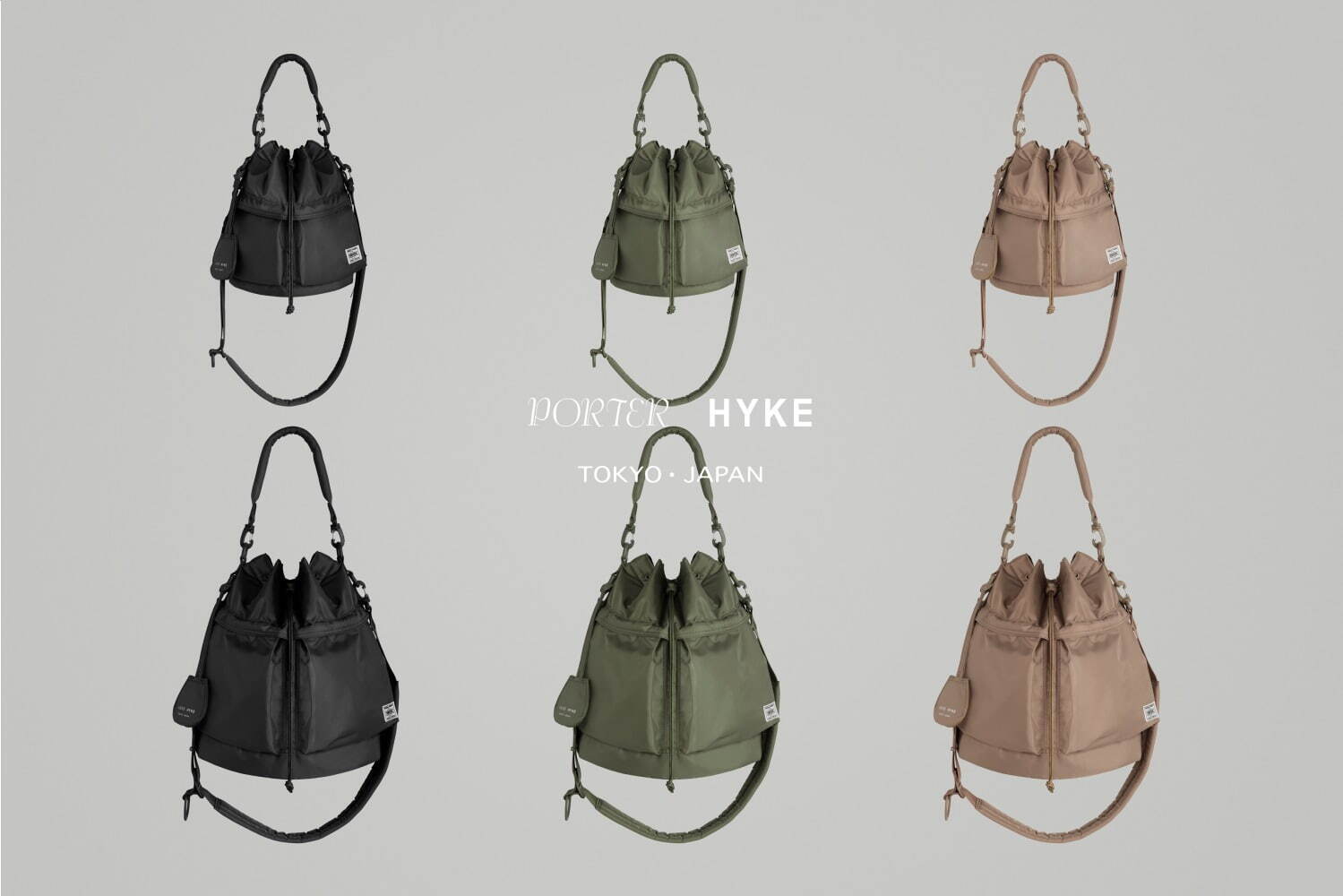 2WAY TOOL BAG_HYKE Edition (スモールサイズ) 42,900円
2WAY TOOL BAG_HYKE Edition (ラージサイズ) 55,000円
