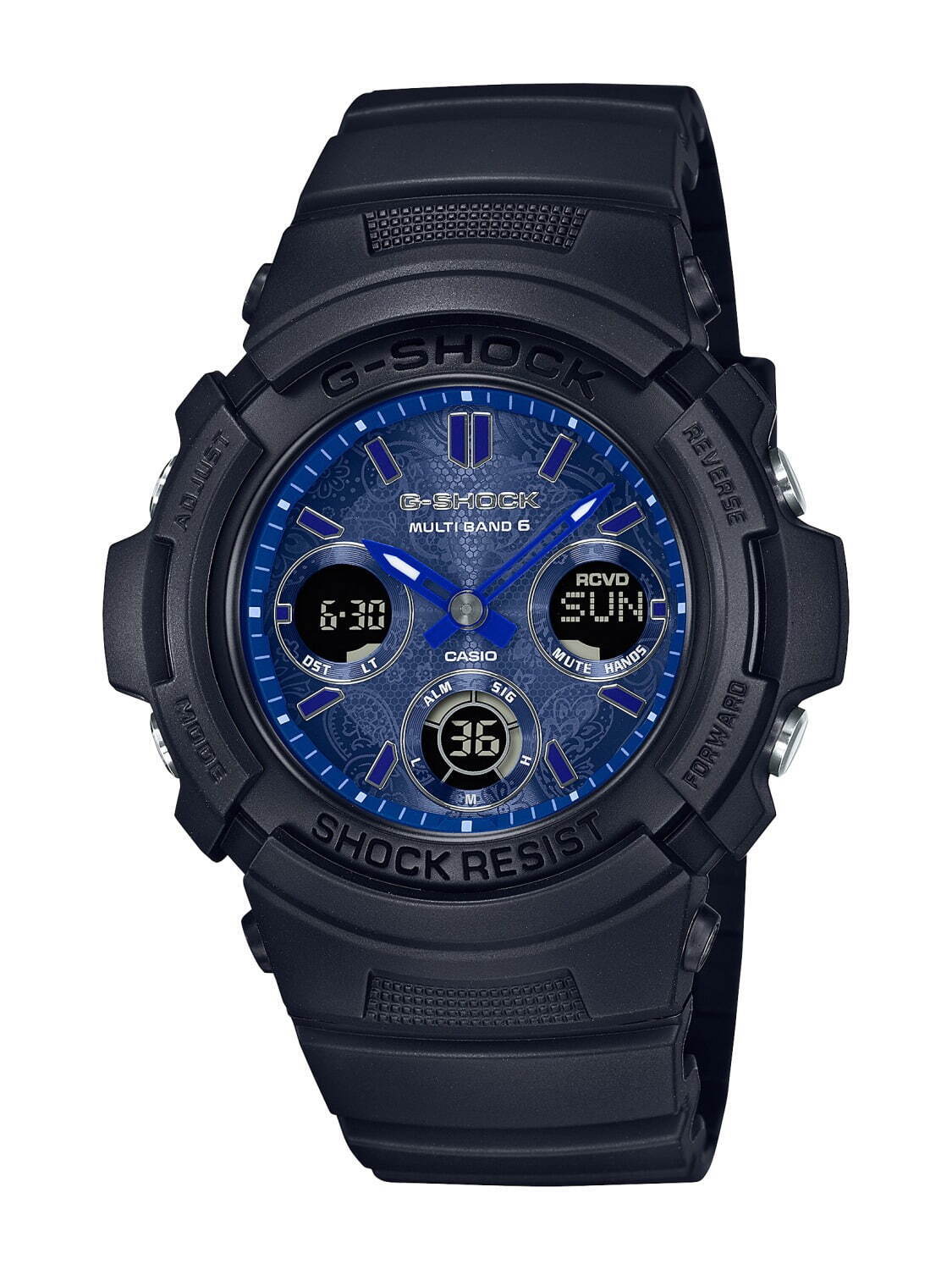 G-SHOCKからブルーペイズリー柄の新作モデル、定番スクエアやオクタゴンベゼルなど4機種｜写真4