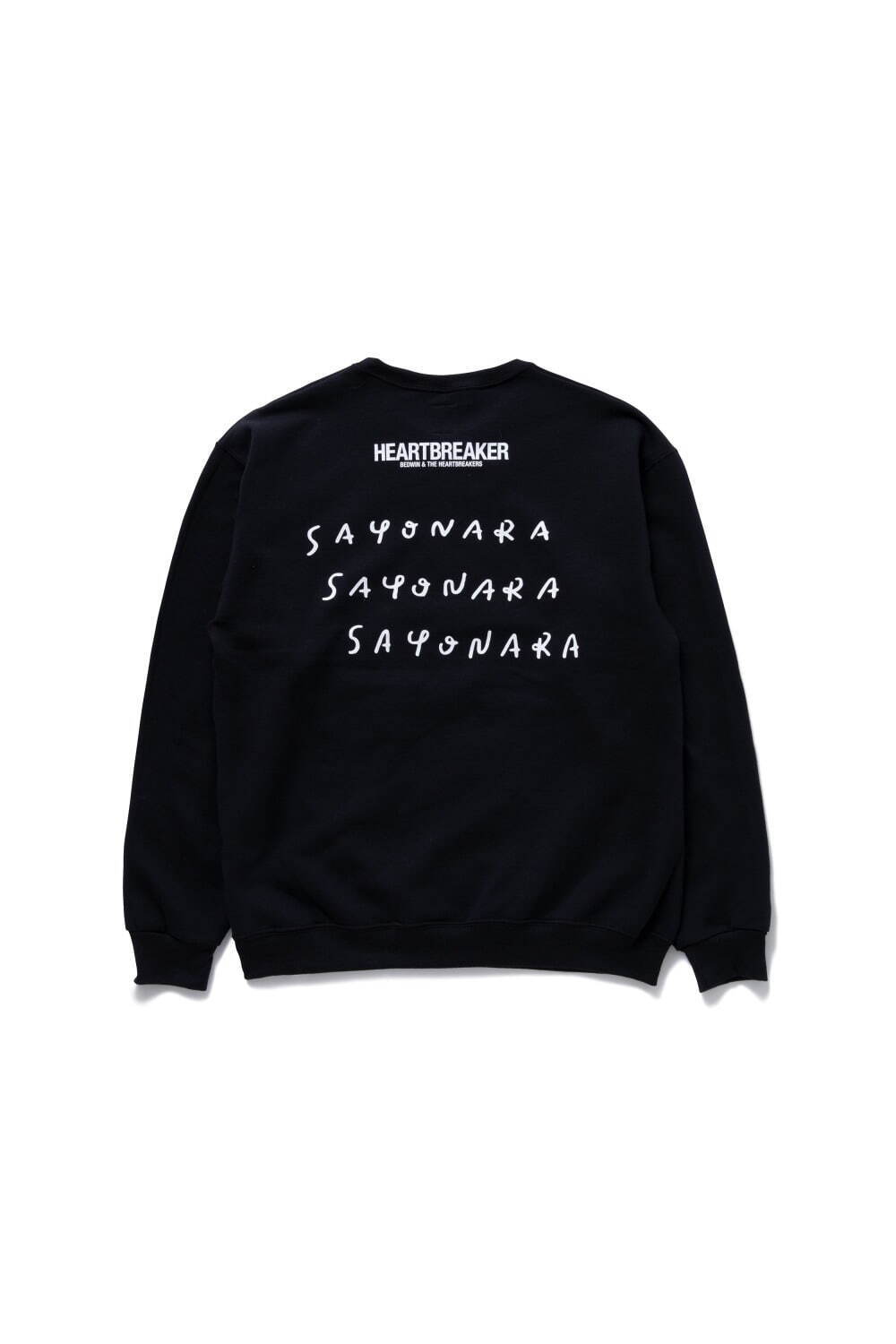 「L/S Cネック スウェット “ヨドチョー”」ブラック 16,500円