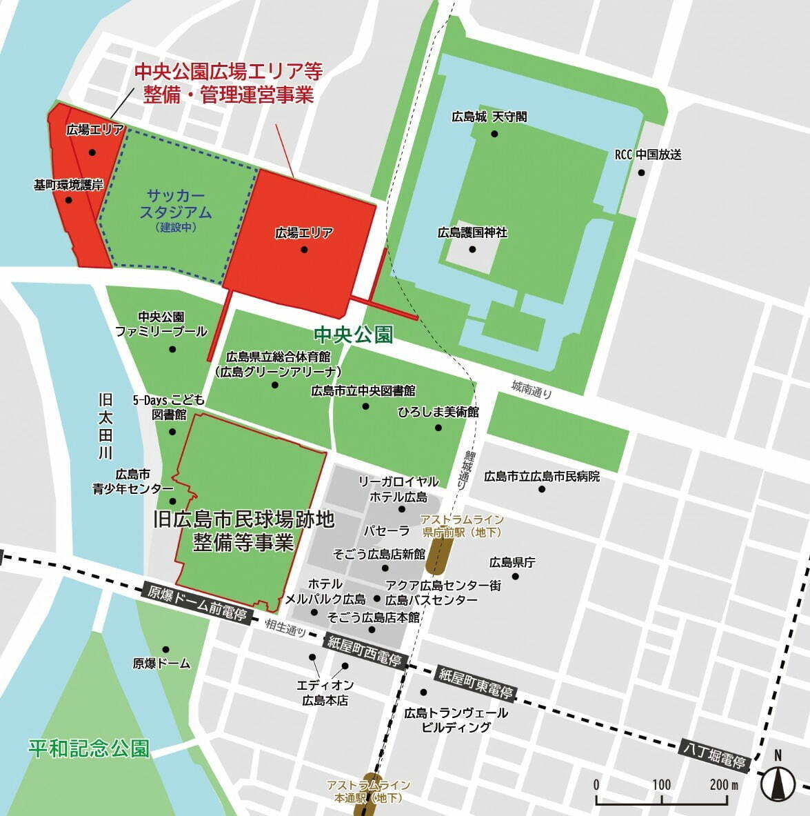 広島市中央公園に「ひろしまスタジアムパーク」誕生、スタジアム×広場×商業施設「ヒロパ」が一体化｜写真25