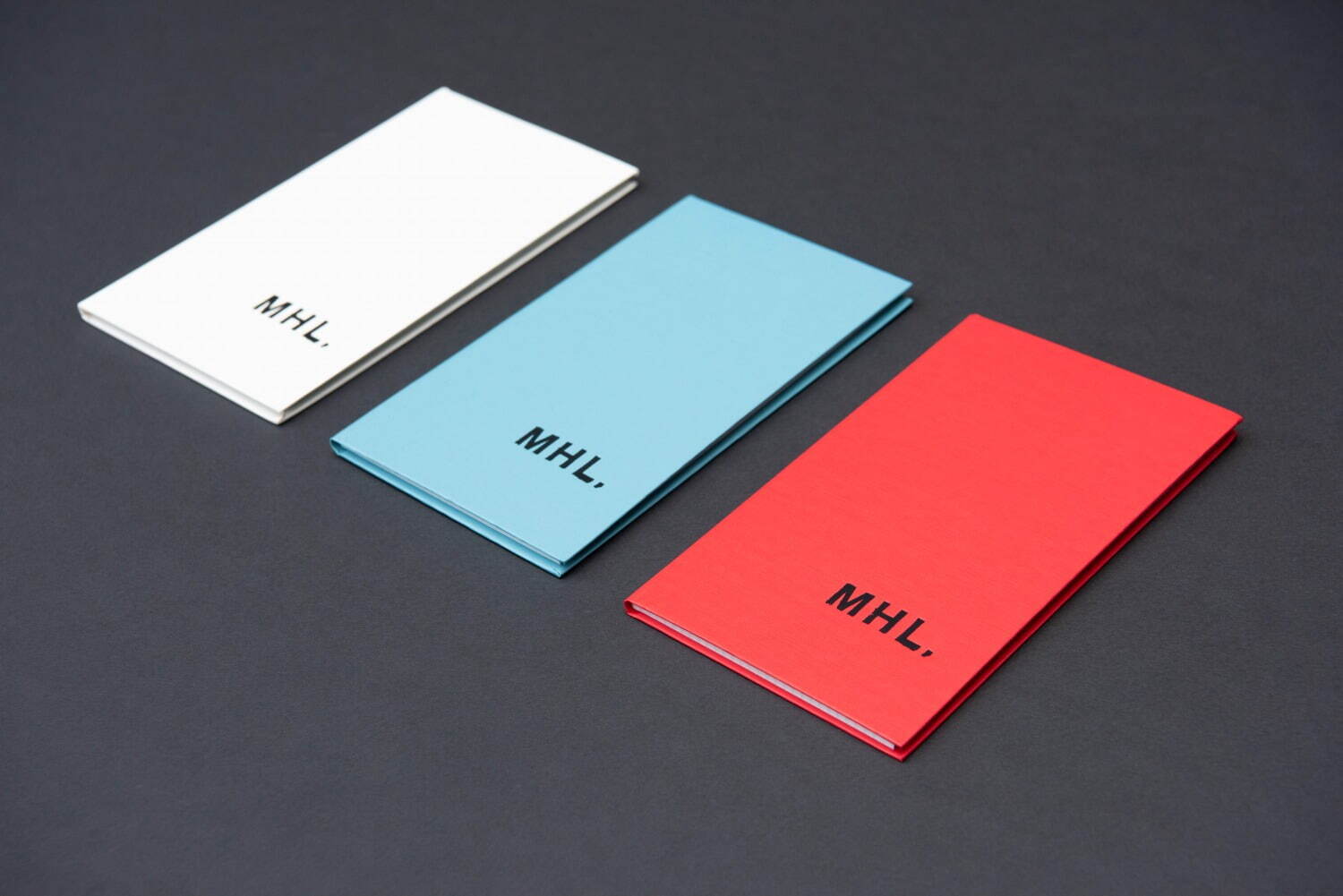 「THINK OF THINGS for MHL. NOTEBOOK」各825円