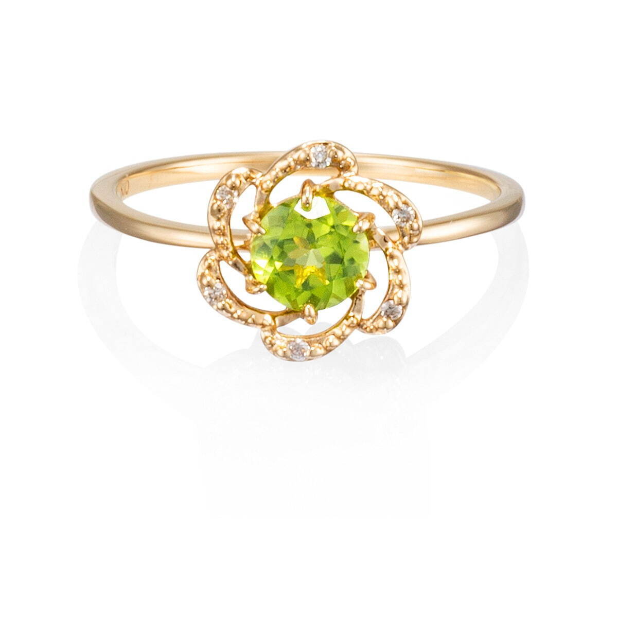 K10YG Ring / Peridot / Diamond 33,000円