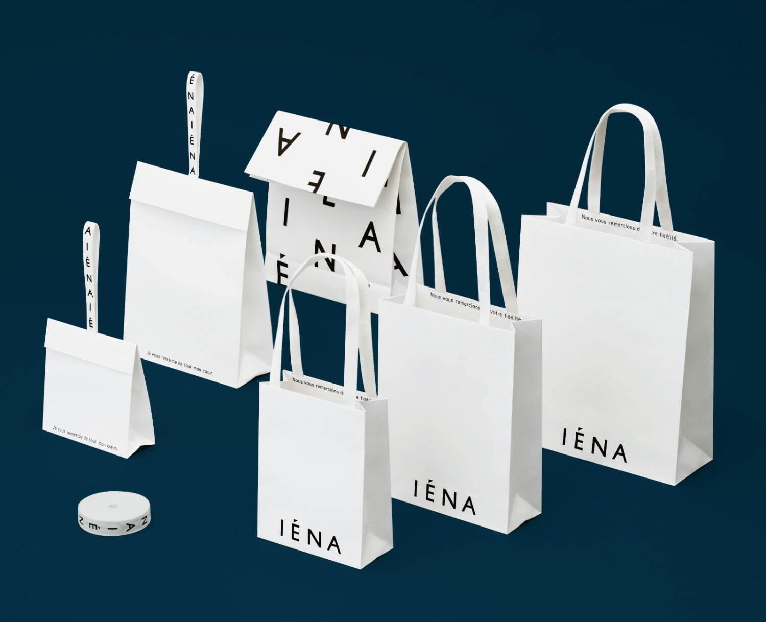 ファッションブランドのラッピングツール「IENA」
(cl: ベイクルーズ)