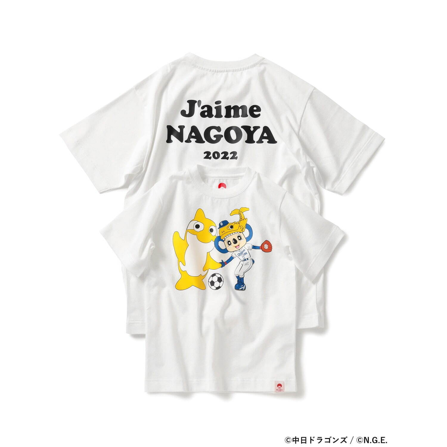 「なごやだいすき」グランパスくん×ドアラTシャツ 4,950円