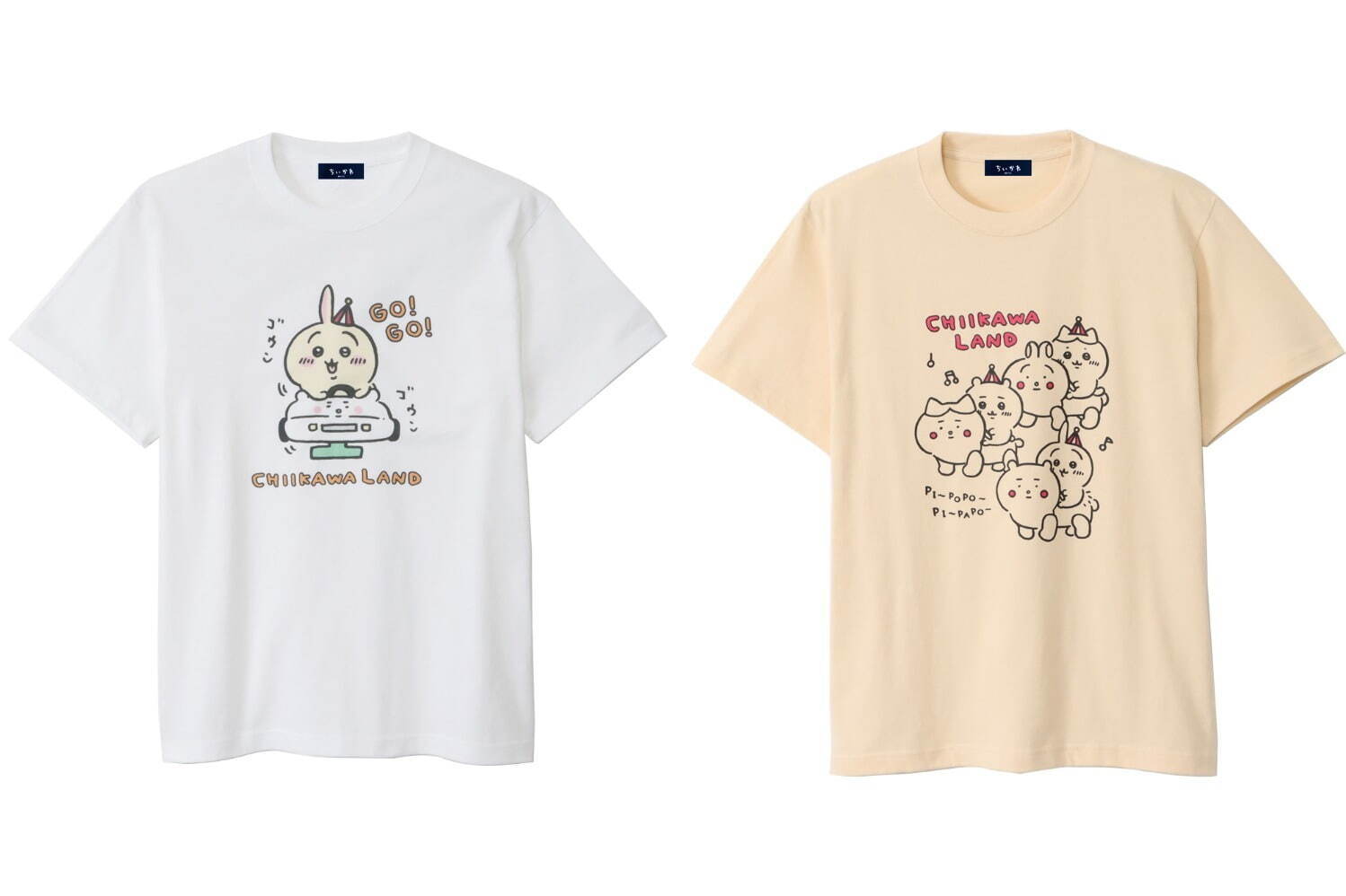 「ちいかわらんど」限定の新グッズ - ちいかわ＆ハチワレのTシャツやグラス、福岡パルコの新店舗にも｜写真2