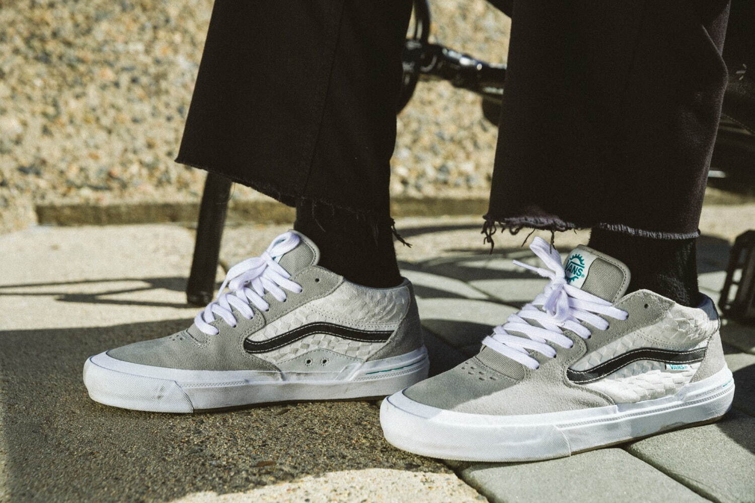 VANS BMX スタイル 114 ペラザグレー/ホワイト 13,200円