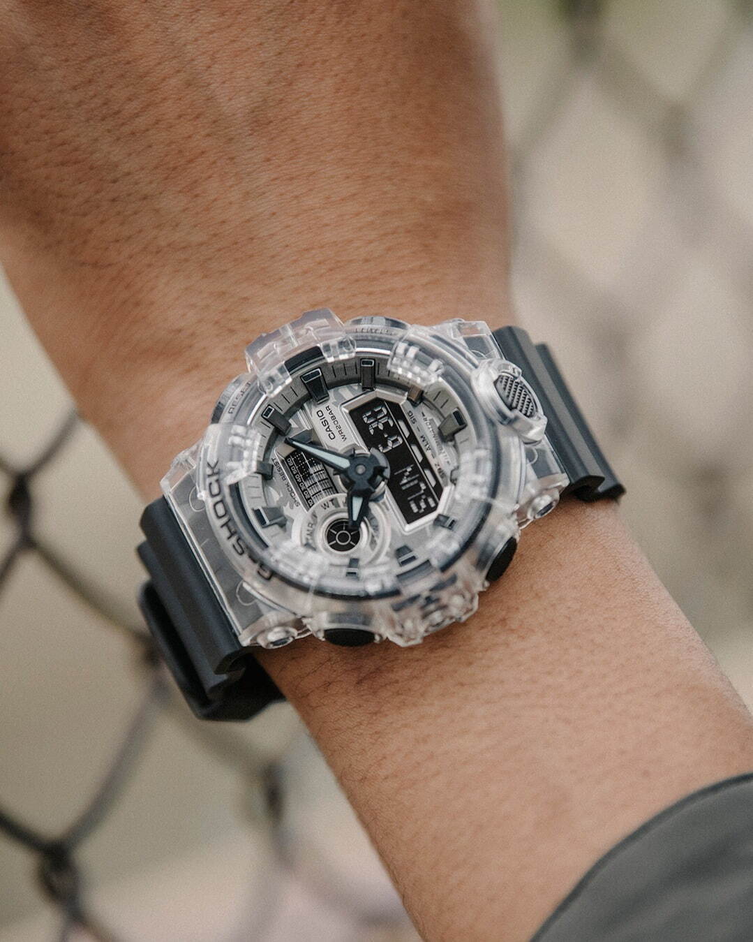 ジーショック(G-SHOCK) カモフラージュ・スケルトン｜写真1