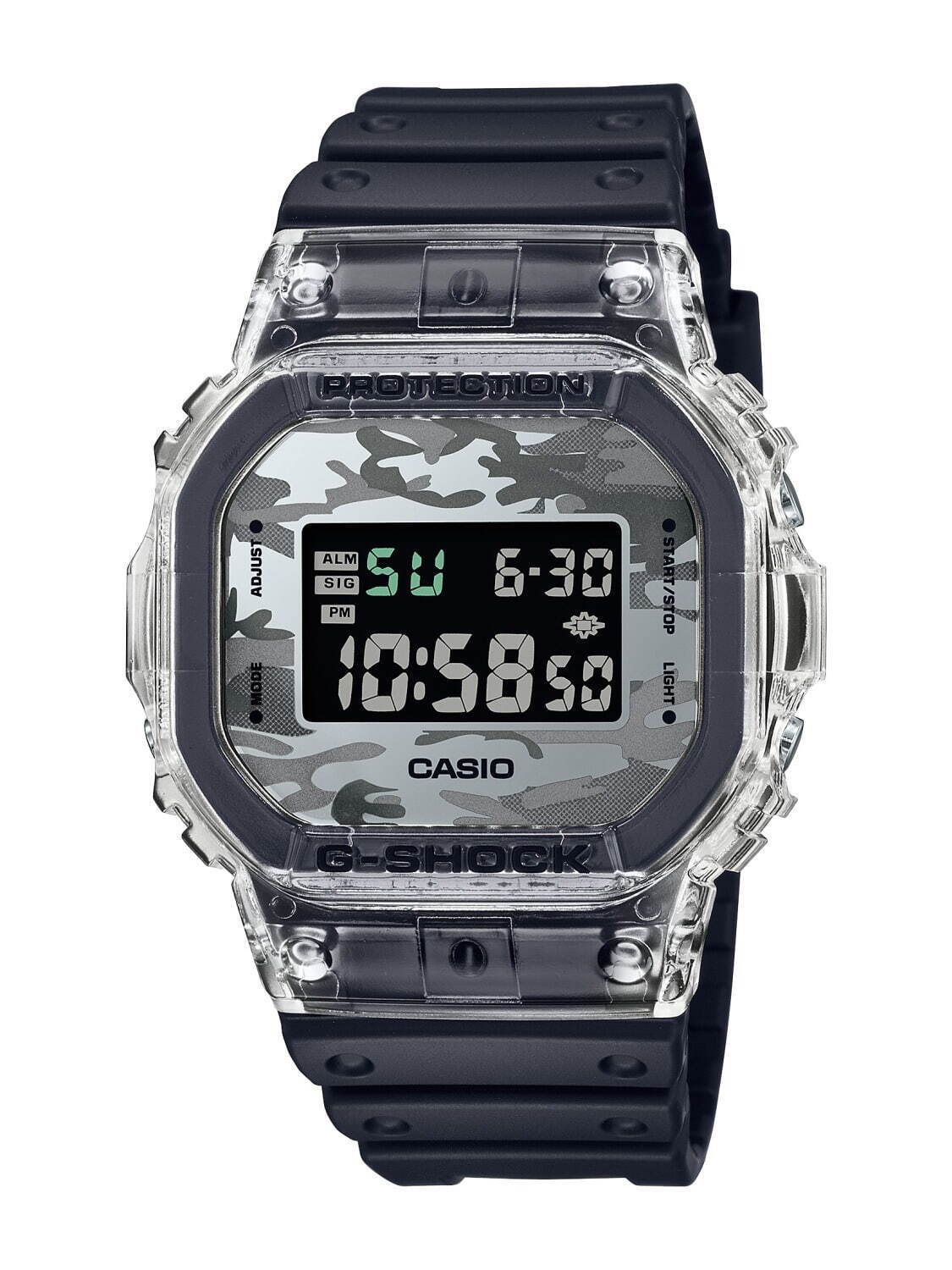 ジーショック(G-SHOCK) カモフラージュ・スケルトン｜写真2