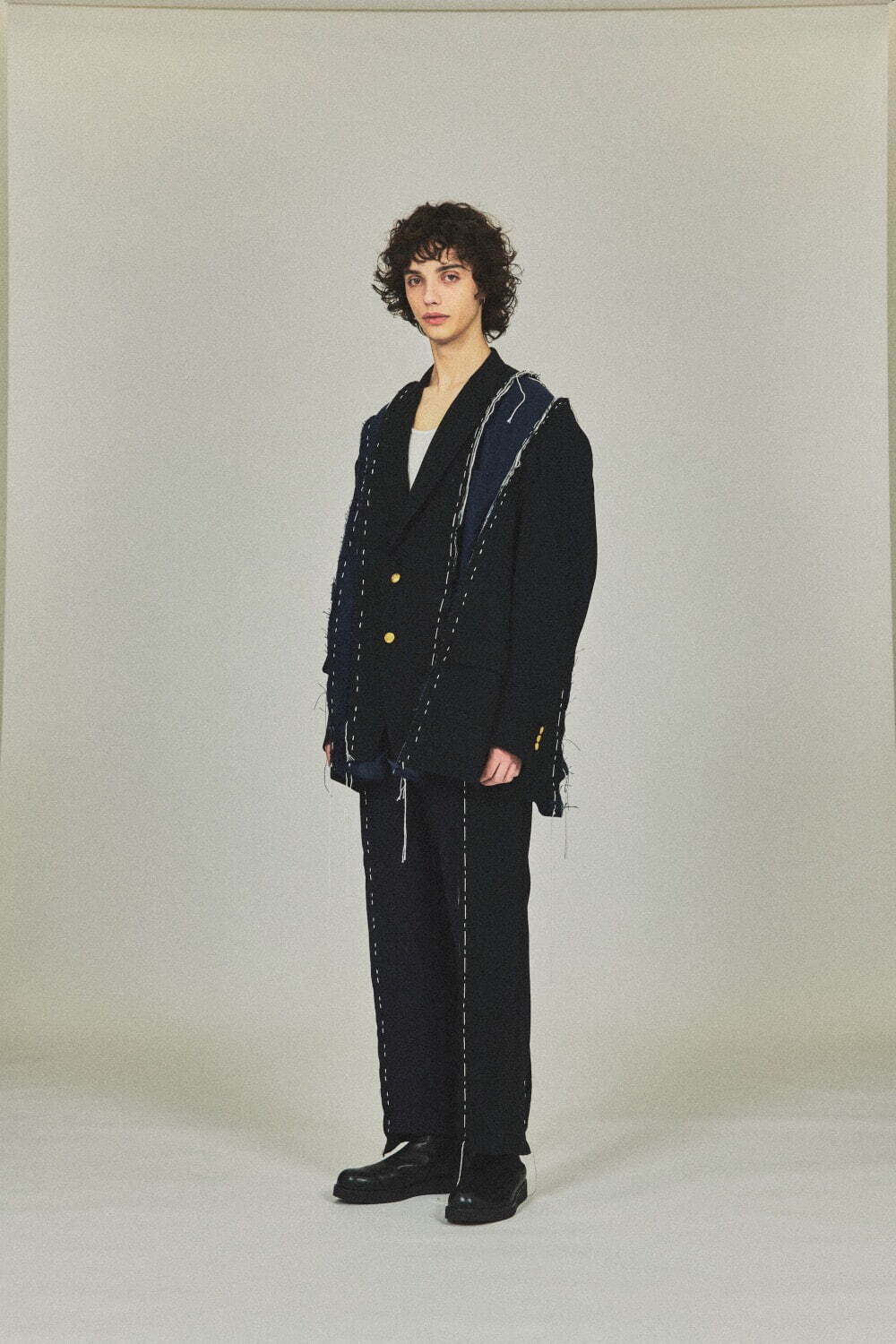 Docking Wide Jacket 55,000円、Docking Wide SLACKS PANTS 33,000円