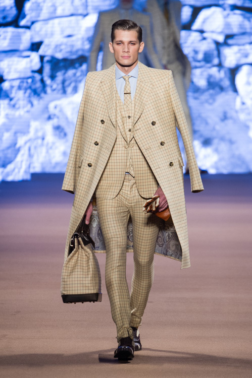 エトロ(ETRO) 2014-15年秋冬メンズコレクション シルエット - 写真1