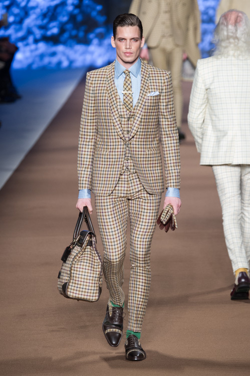 エトロ(ETRO) 2014-15年秋冬メンズコレクション シルエット - 写真3