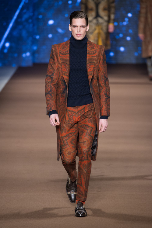 エトロ(ETRO) 2014-15年秋冬メンズコレクション シルエット - 写真24