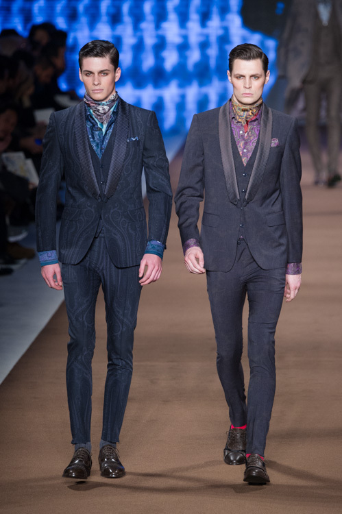 エトロ(ETRO) 2014-15年秋冬メンズコレクション シルエット - 写真27