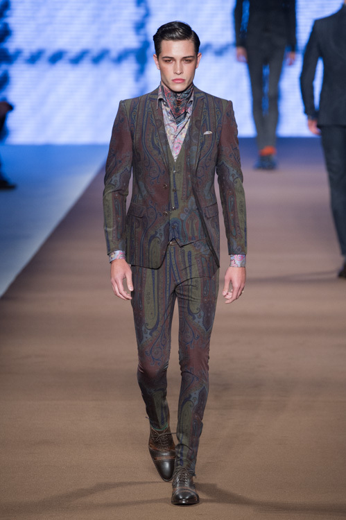 エトロ(ETRO) 2014-15年秋冬メンズコレクション シルエット - 写真29