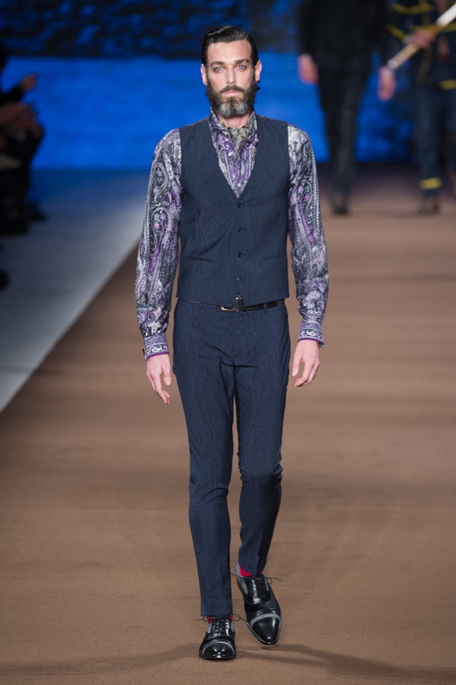 エトロ(ETRO) 2014-15年秋冬メンズコレクション シルエット - 写真31