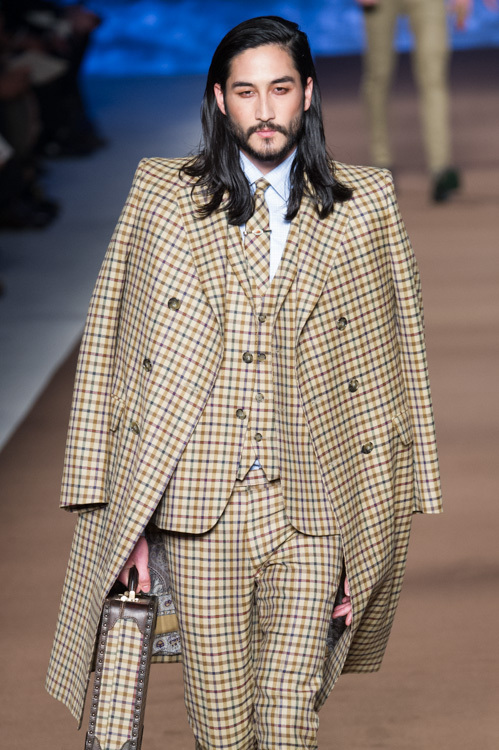 エトロ(ETRO) 2014-15年秋冬メンズコレクション シルエット - 写真5