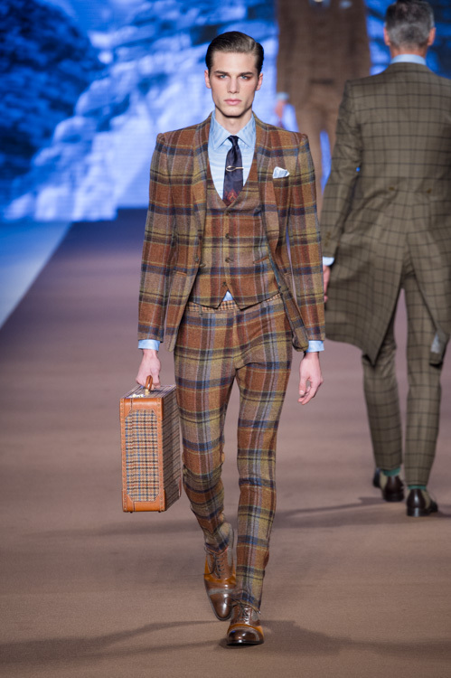 エトロ(ETRO) 2014-15年秋冬メンズコレクション シルエット - 写真9