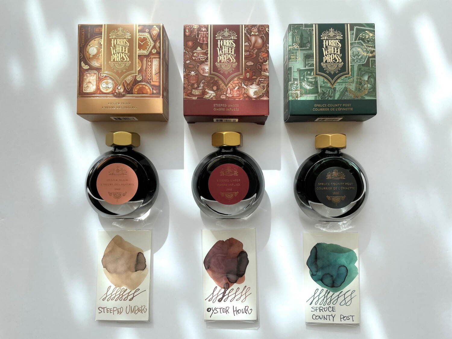 フェリス ホイールプレス｜秋の新色インク「The Finer Things Collection」各38ml 3,300円