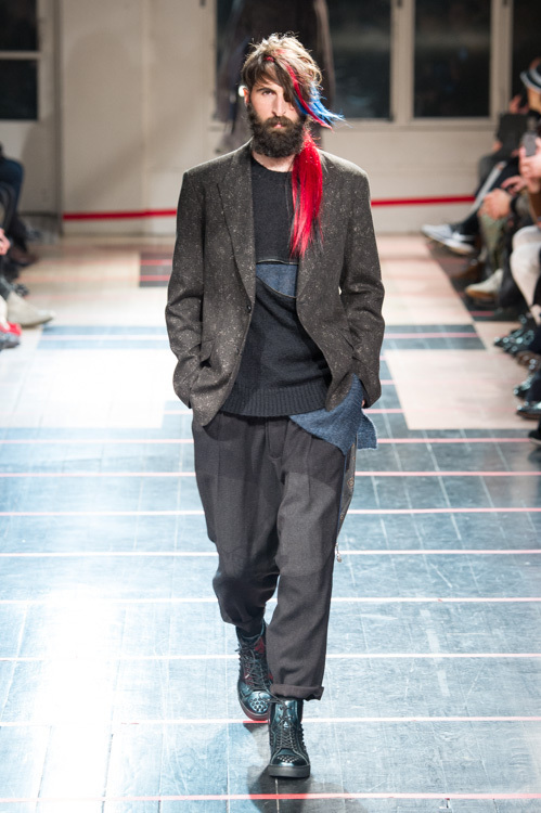 ヨウジヤマモト(Yohji Yamamoto) 2014-15年秋冬メンズコレクション  - 写真57