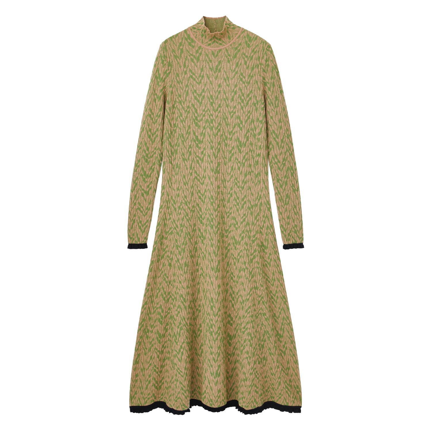 EX.ORIGINAL JACQUARD KNIT DRESS 49,500円